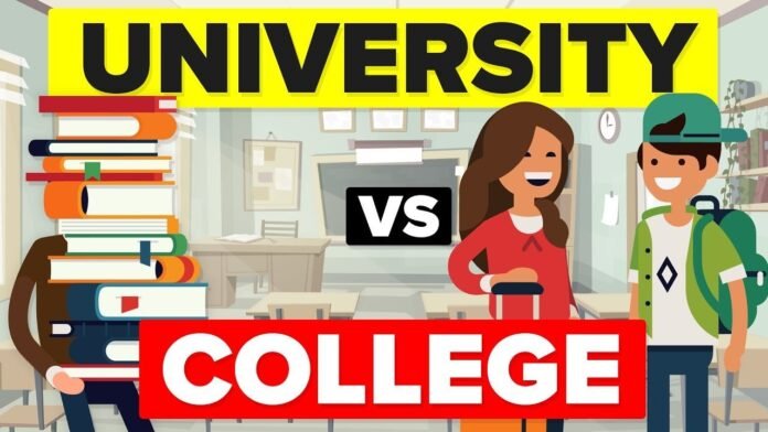 College Vs University College Vs University